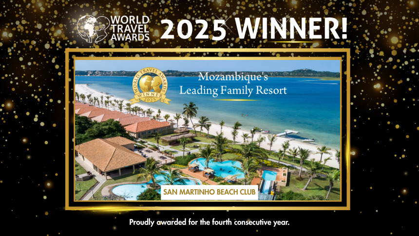 San Martinho Beach Club Wins Mozambique's Leading Family Resort for the Fourth Consecutive Year