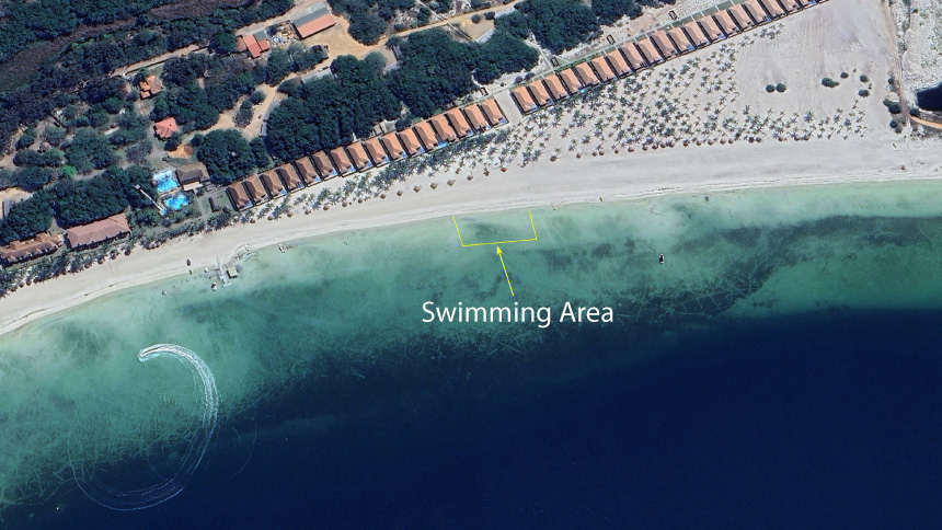 
 Uembje Lagoon's New Swimming Area at San Martinho Beach Club 
