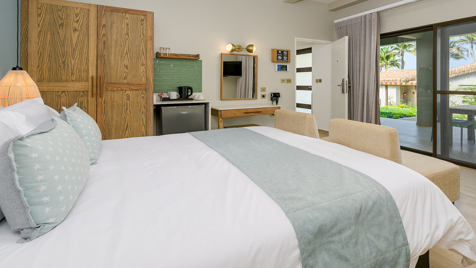 Double Room with Garden View & Patio