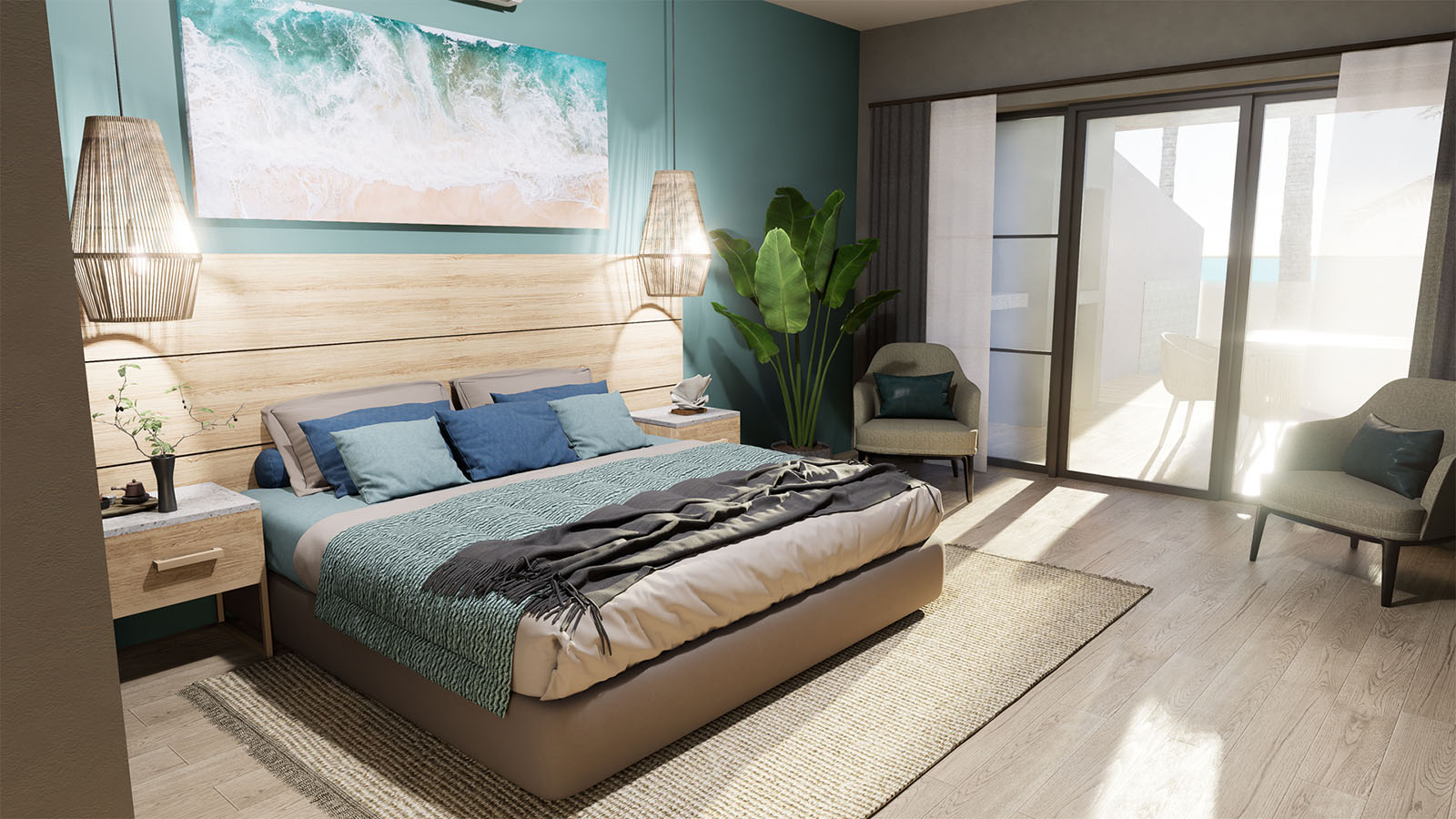 Luxury Studio Beach Front Villa with Pool