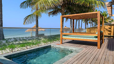 Luxury Two Bedroom Beach Front Villa with Pool