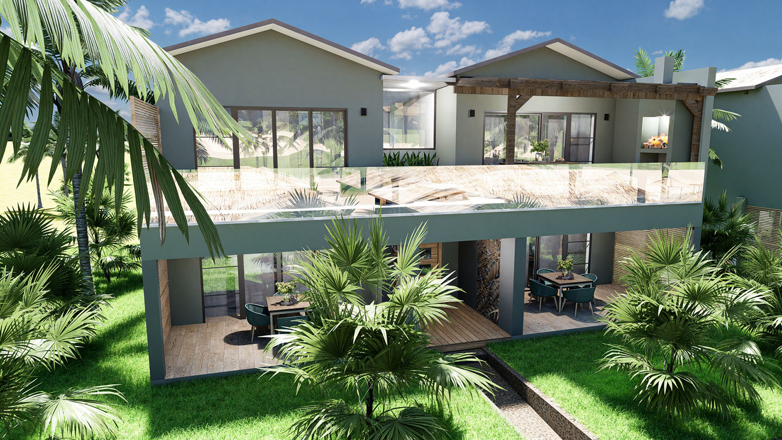 Three Bedroom Duplex with Balcony